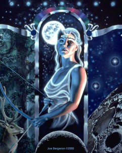 Artemis (Diana) Greek Goddess - Art Picture by JoeBergeron