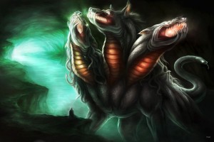 Cerberus (Guardian of Underworld) - Art Picture by vyrilien