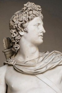 Greek God Apollo Statue