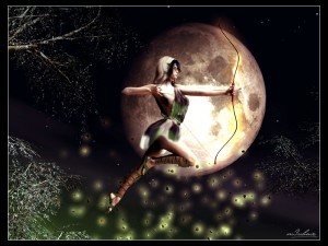 Artemis (Diana) Greek Goddess - Art Picture by Radiositysg