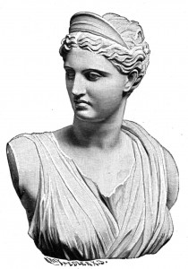 Greek Goddess Artemis (Diana) Statue