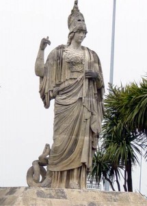 Greek Goddess Athena (Minerva) Statue