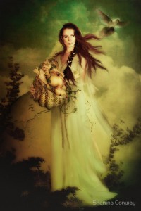 Demeter (Ceres) Greek Goddess - Art Picture by Shanina Conway