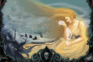 Demeter mourning and searching for Persephone - Art Picture by Jynette Tigner