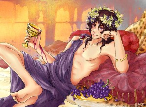 Dionysus (Bacchus) Greek God - Art Picture by DreamlessxPassion
