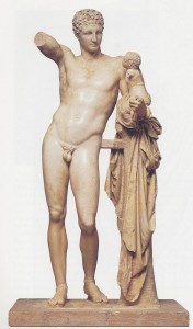 Greek God Hermes (Mercury) Statue - Hermes of Praxiteles