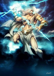 Zeus (Jupiter) Greek God - Art Picture also by GenzoMan