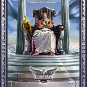 Zeus (Jupiter) Greek God - Art Picture by Varges