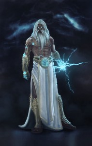 Zeus (Jupiter) Greek God - Art Picture also by titanslicer