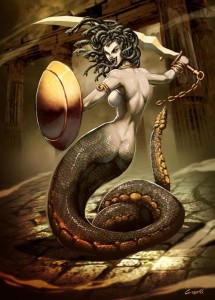 Medusa Gorgon (Mythical Creature) - Art Picture by GenzoMan