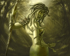 Medusa Gorgon (Mythical Creature) - Art Picture by Tamplierpainter