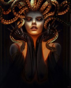 Medusa Gorgon (Mythical Creature) - Art Picture by Rob Shields